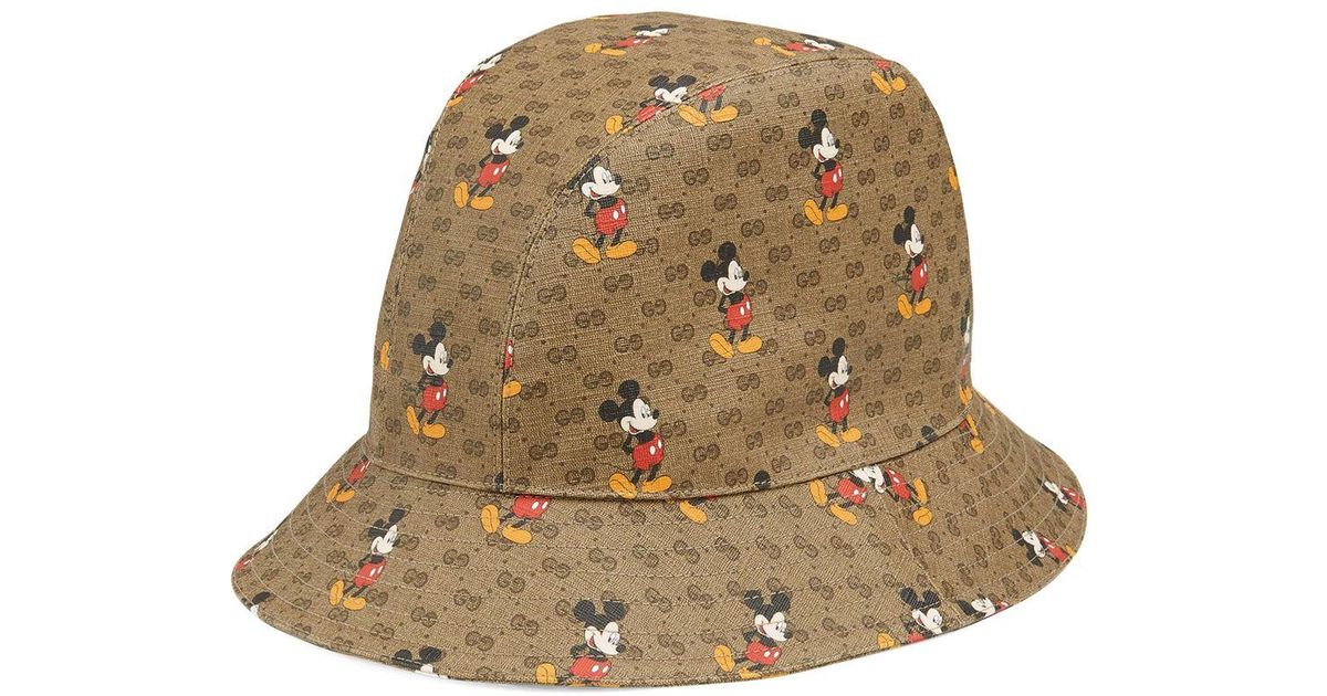 Gucci X Disney Mickey Mouse Hat for Men | Lyst