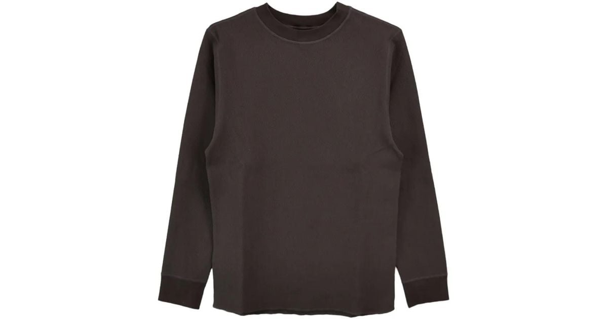 メンズ Omar Afridi ロングスリーブ サーマルセーター ブラック | Lyst
