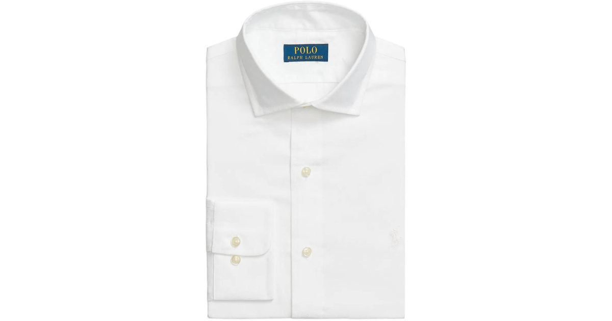 Polo Ralph Lauren Cotton Shirt in White for Men | Lyst