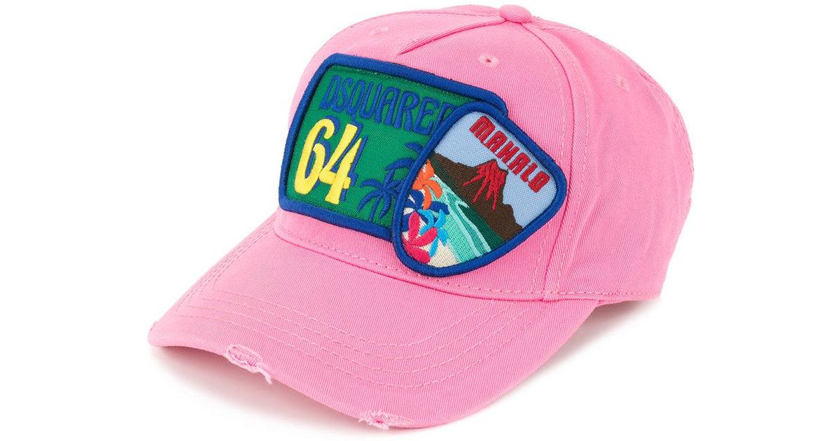 casquette dsquared rose