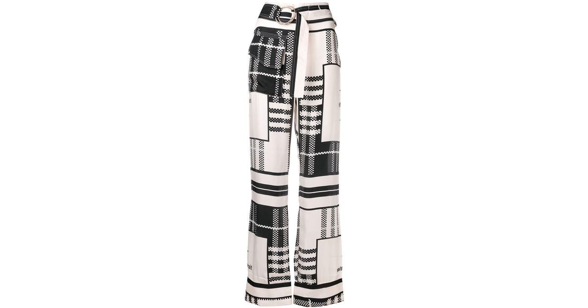 mesh palazzo pants
