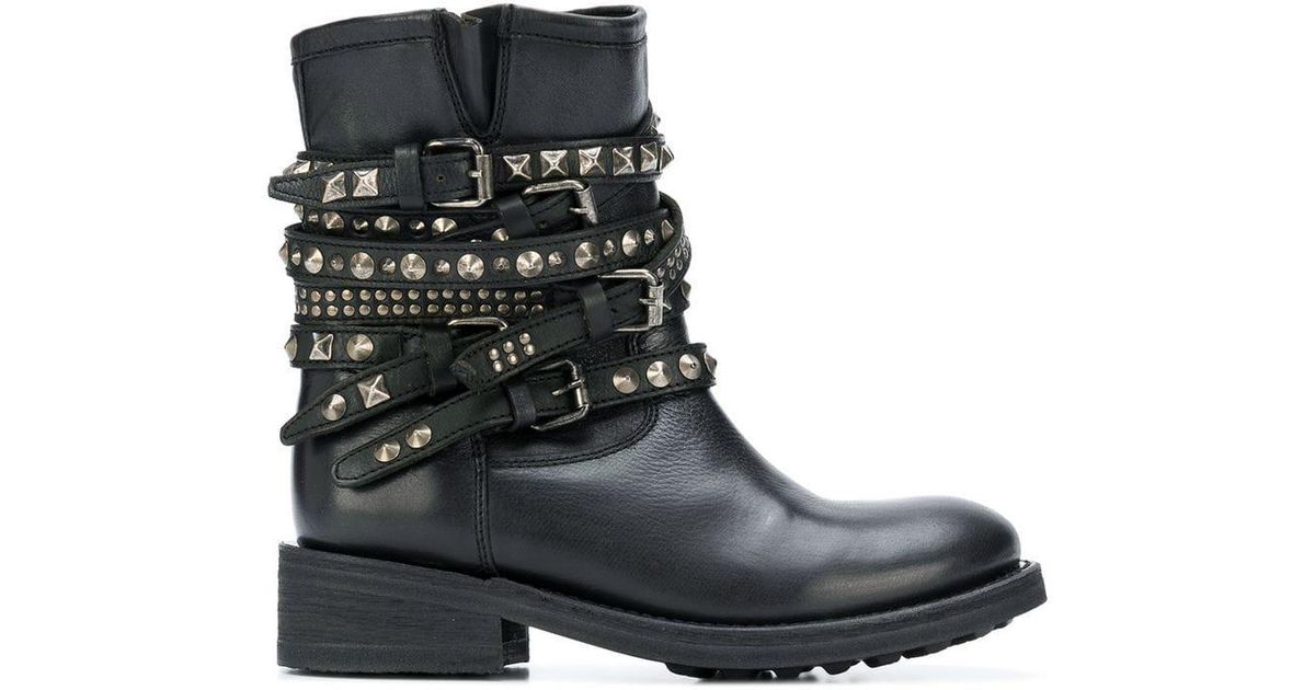 ash tempt biker boots