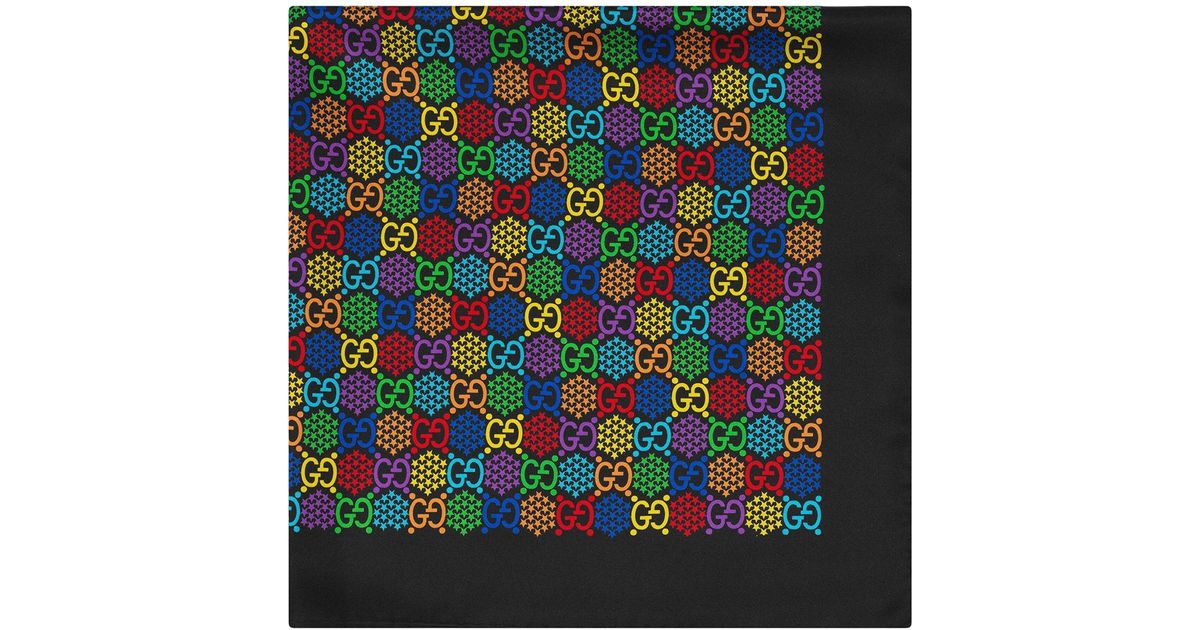 gucci psychedelic scarf
