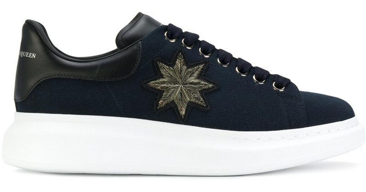 alexander mcqueen embroidered sneakers