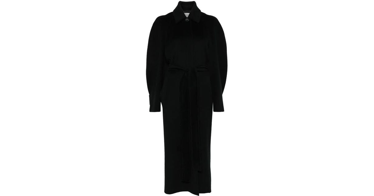 【送料&関税込】SportMax Black Azzorre Coat 27933507_57572421_1000.jpg