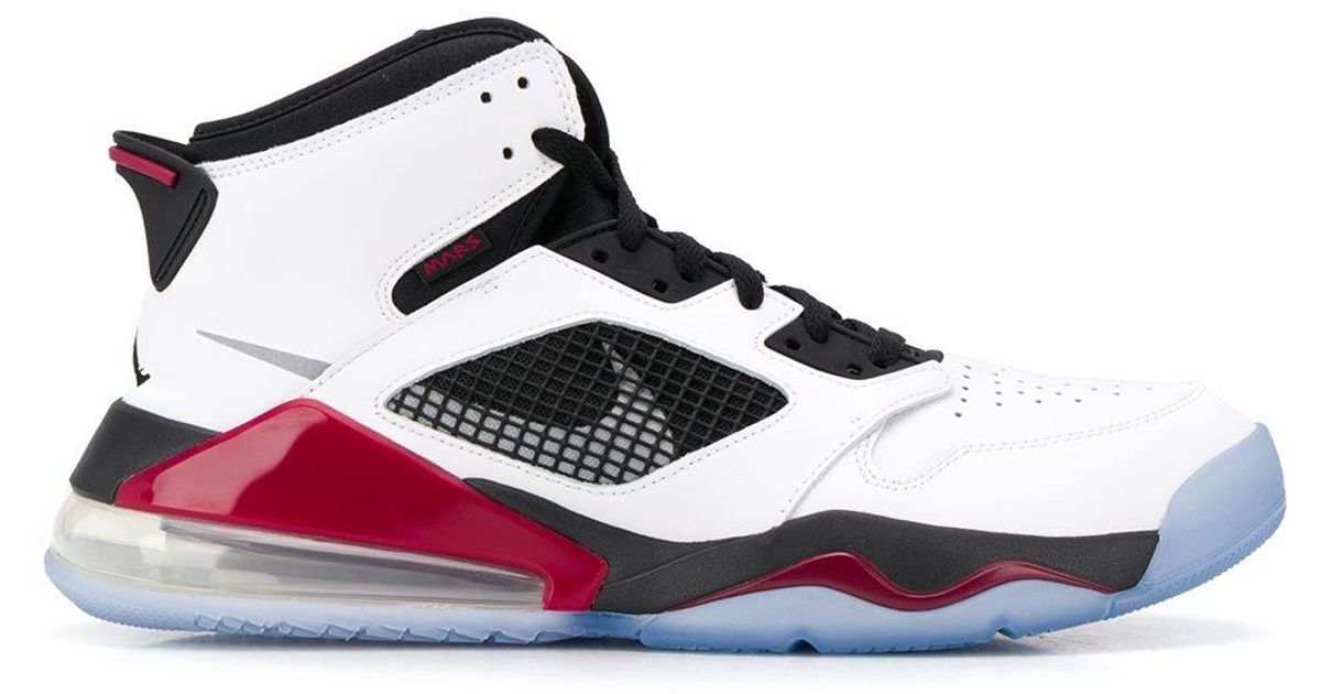 Nike Jordan Mars 270 Shoe in White, Silver \u0026 Red (White) for Men - Lyst