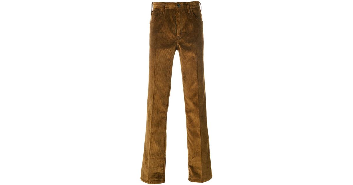 Prada Corduroy Pants in Brown for Men
