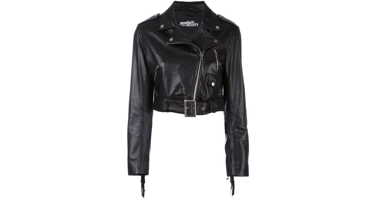 jeremy scott leather jacket