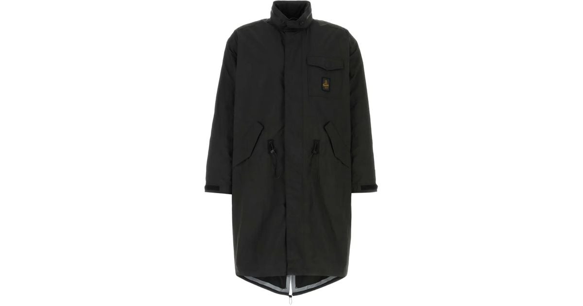 パーカー・フーディ REFRIGIWEAR Black nylon Ocean parka (G80300NY0115 G06000) Refrigiwear Nylon Ocean Parka in Black | Lyst