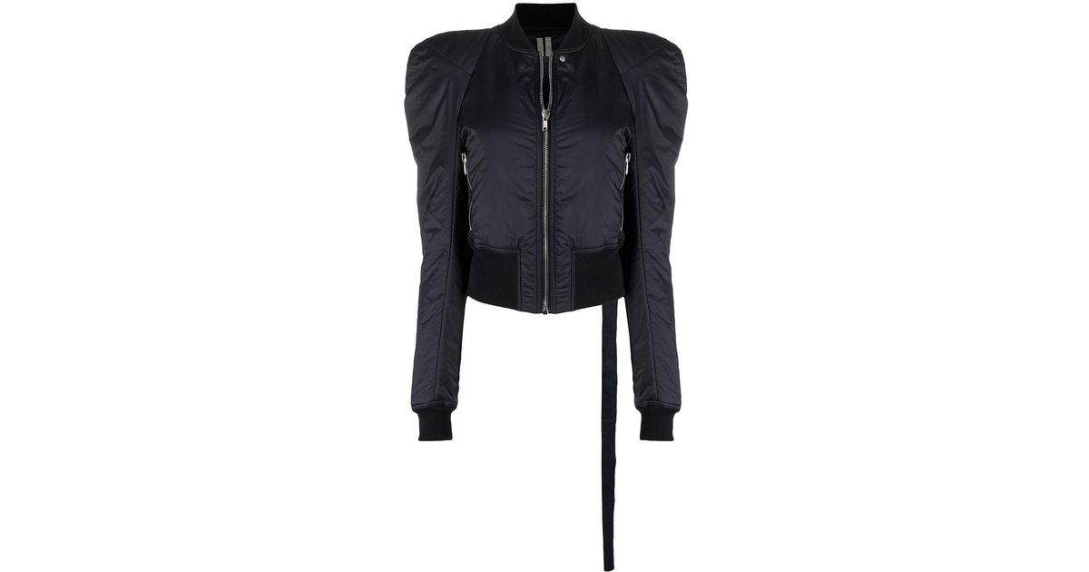 Rick Owens Shoulder-pad Bomber Jacket 