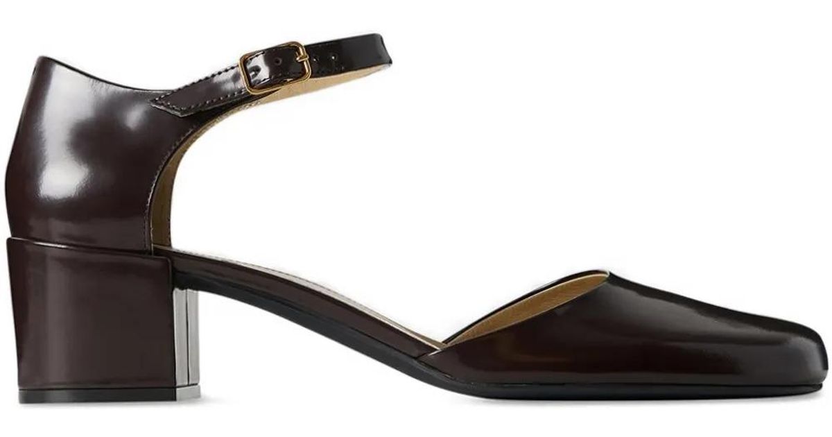 The Row Penelope アンクルストラップ パンプス ブラック | Lyst