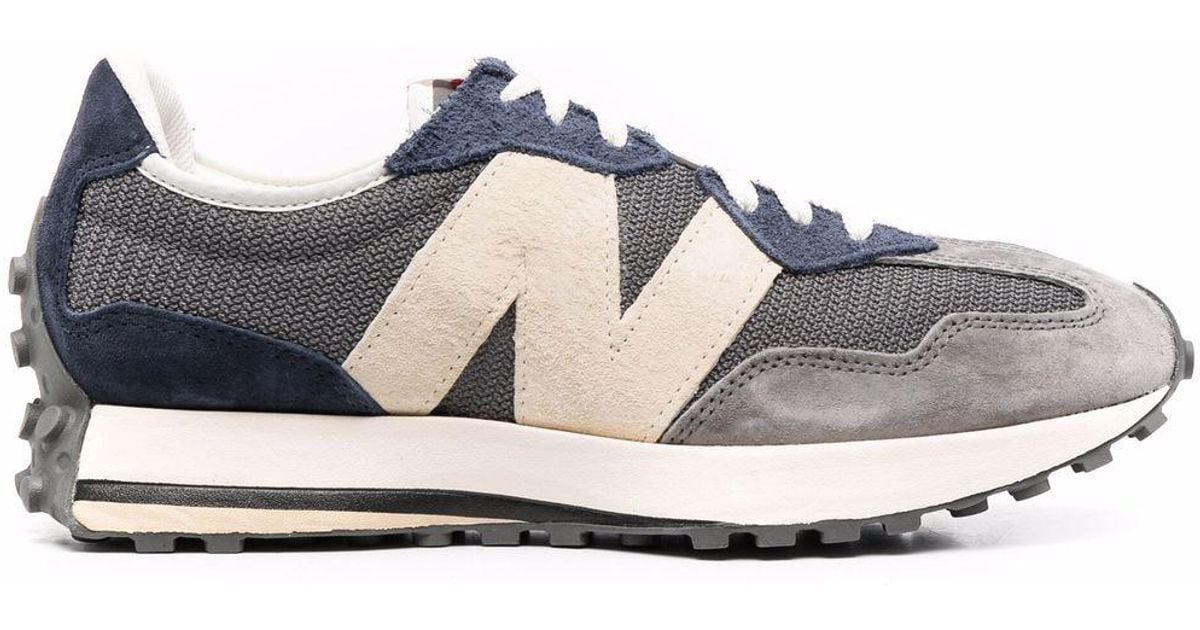 New Balance Suede Ms327 Lowtop Sneakers in Grey (Grey) for Men Lyst