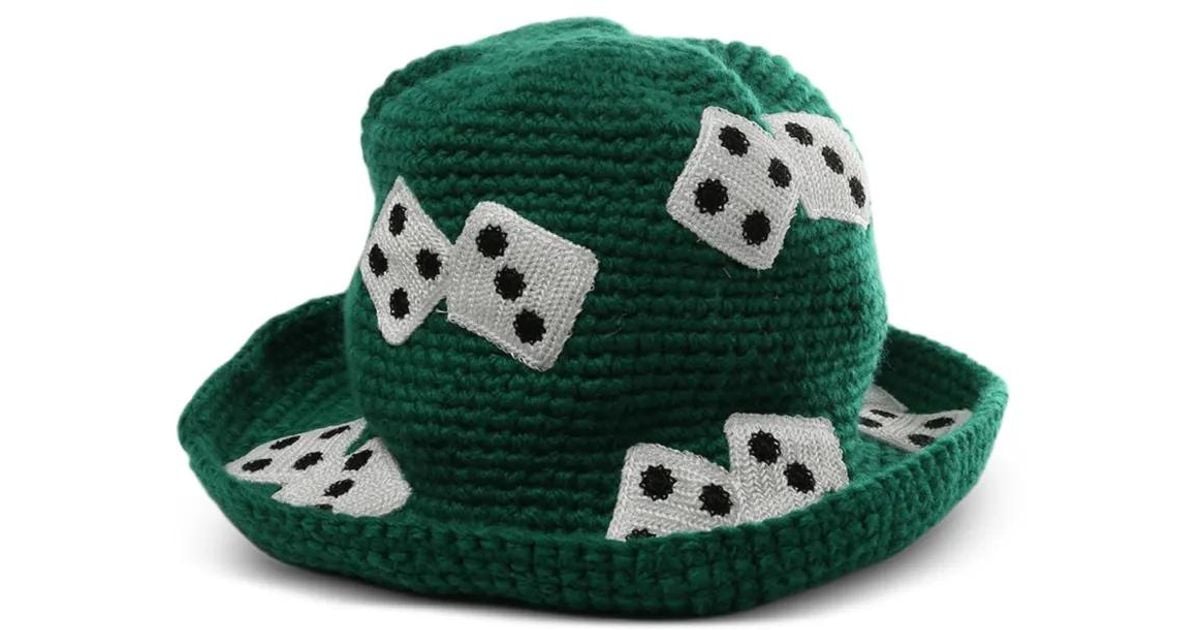 Stussy Dice Bucket Hat in Green for Men | Lyst