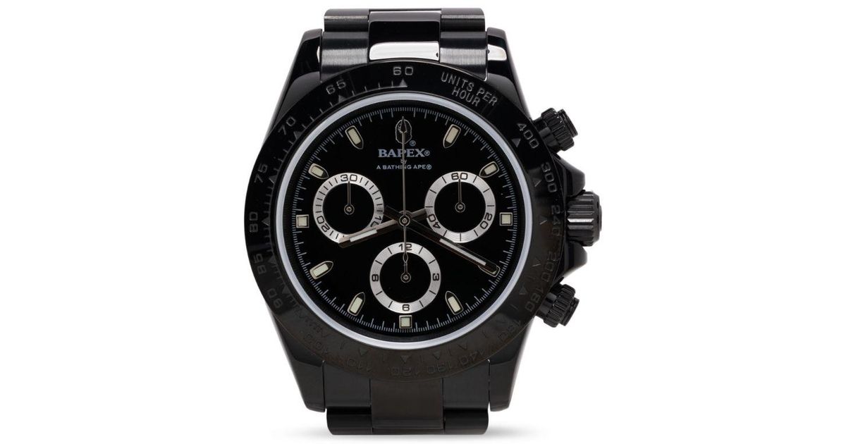 A Bathing Ape Type 4 Bapex 40mm in Black for Men | Lyst