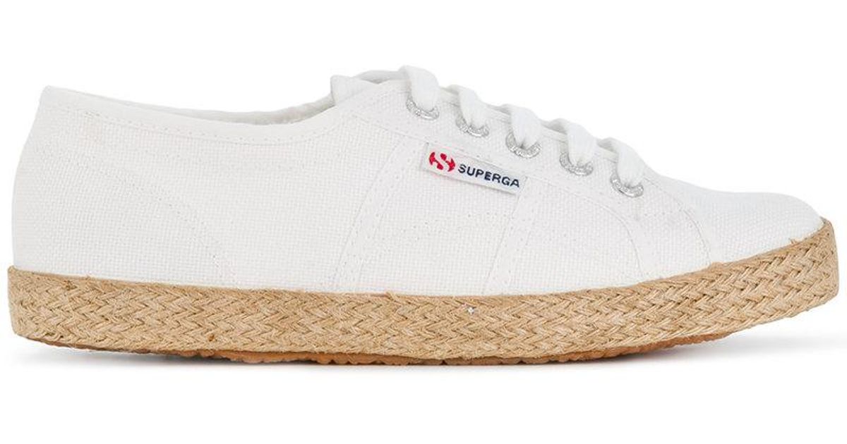 Superga Cotton Low Top Woven Sole 