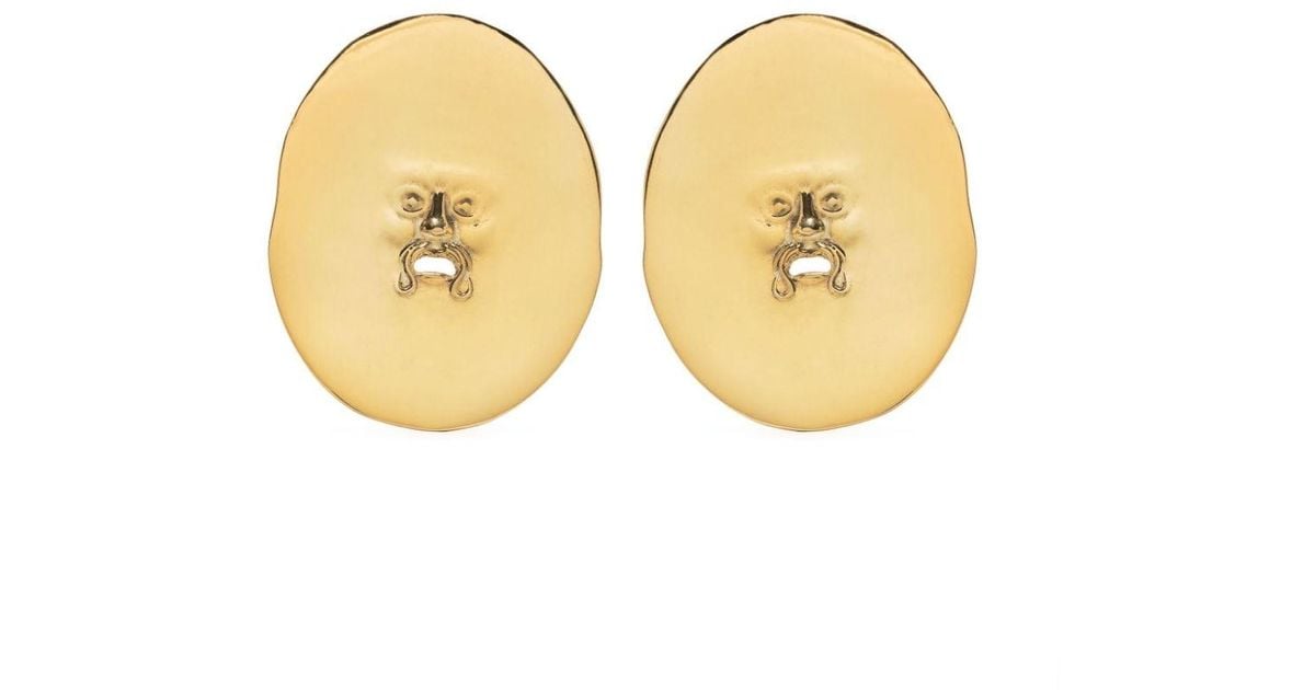 Patou Coin Clip-On Earrings