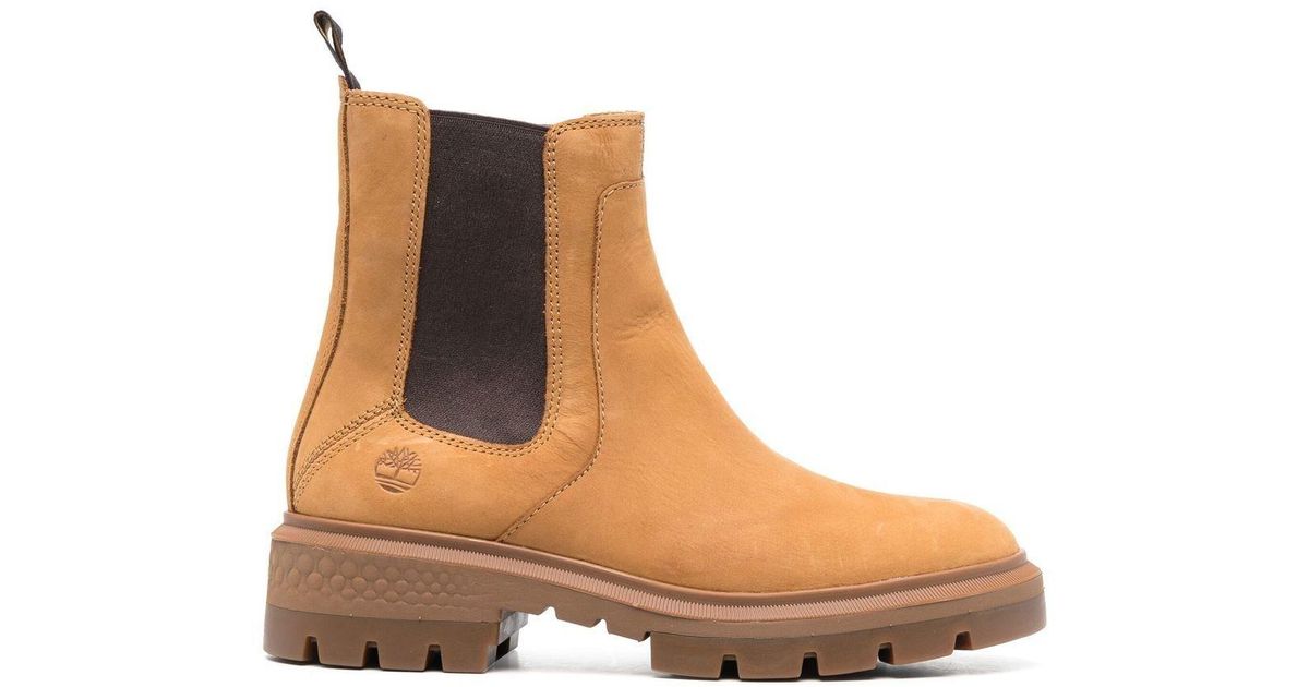 Timberland Cortina Valley Suede Chelsea Boots in Brown | Lyst Australia