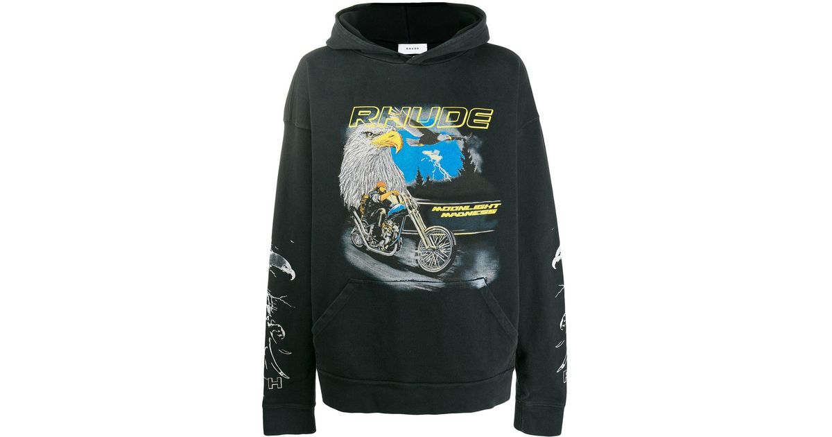 rhude eagle hoodie