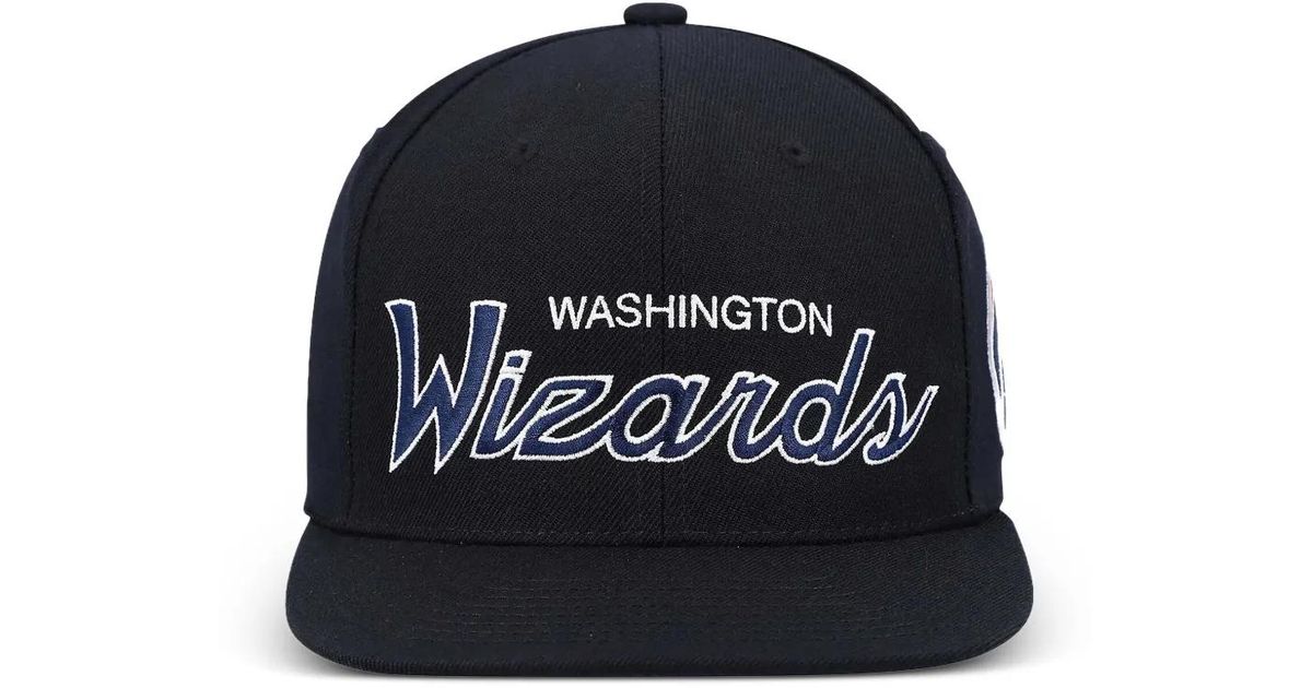 Mitchell & Ness Nba Team Script 2.0 Snapback Washington Wizards Cap in ...