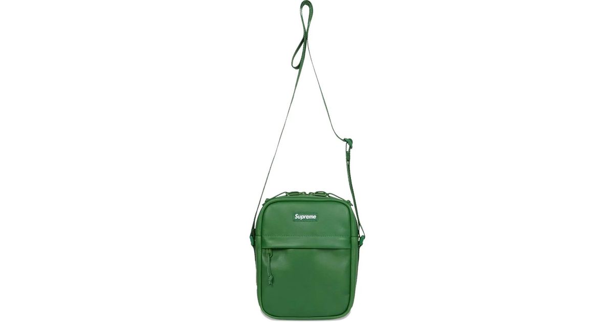supreme-green-Leather-