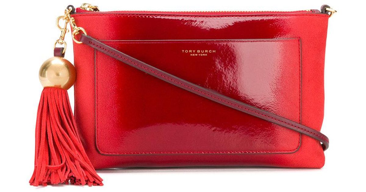 tory burch red crossbody
