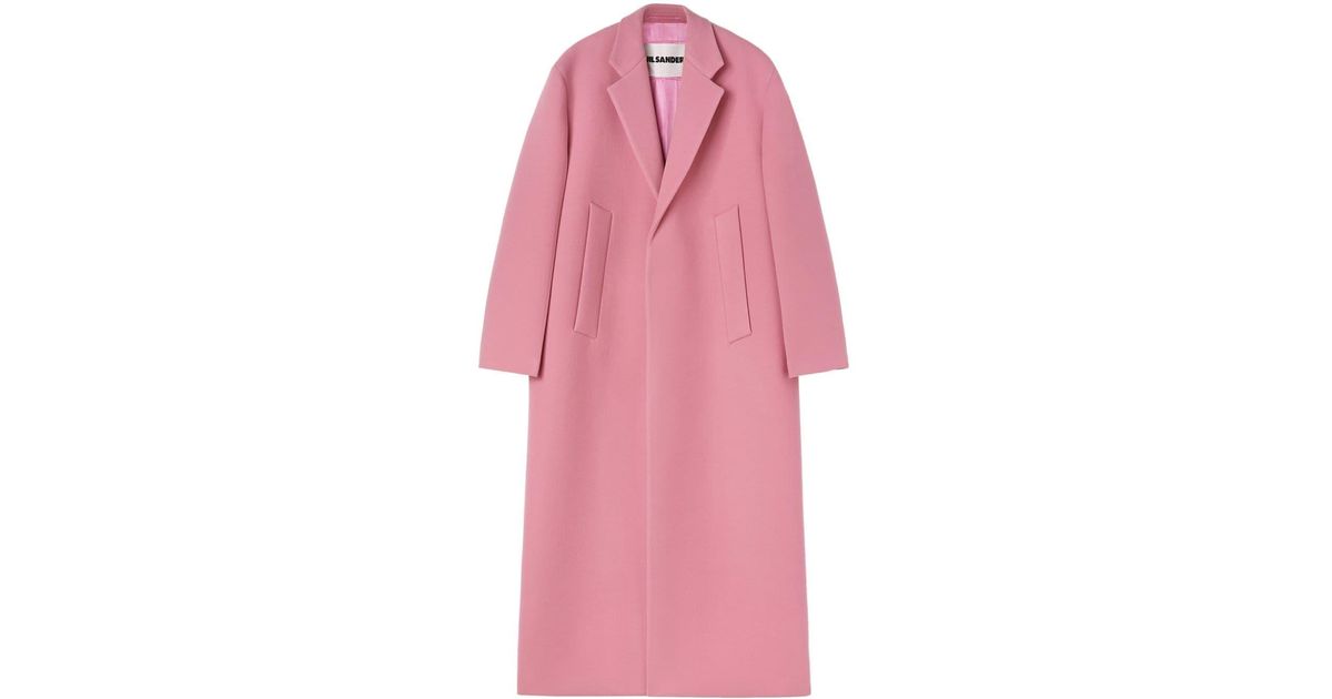 コート JIL SANDER PINK GRANITE WOOL COAT Jil Sander Pink granite wool coat | TheDoubleF