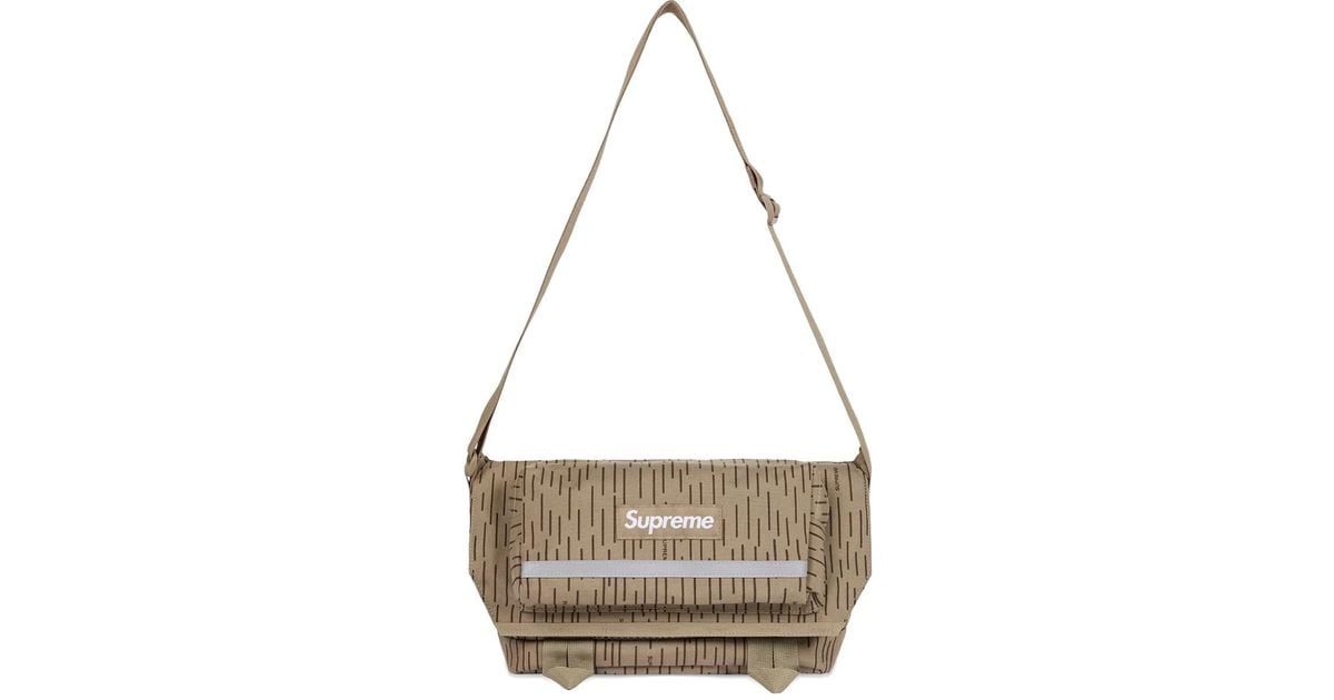 Supreme Raindrop Messenger Bag in Metallic for Men | Lyst