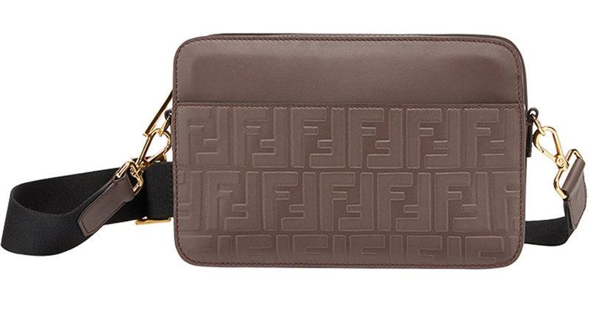 Fendi Brown Monogram Crossbody Bag For Men Fendi Brown Monogram Crossbody Bag For Men