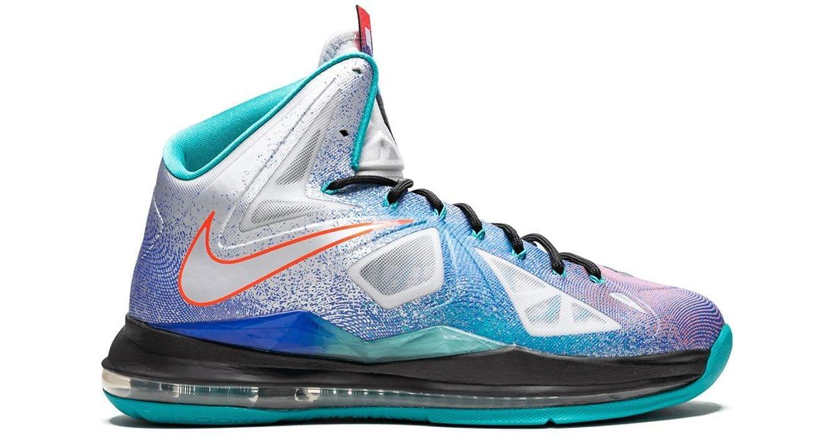 blue lebron 10
