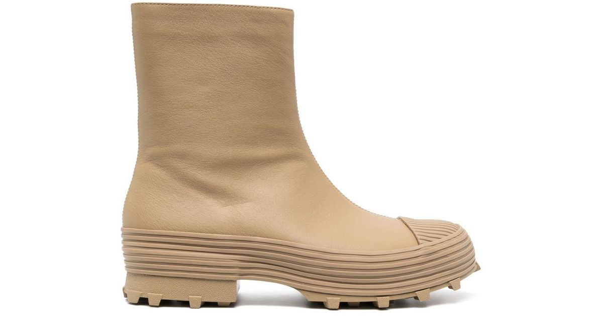 CAMPERLAB Traktori Leather Boots in Natural | Lyst