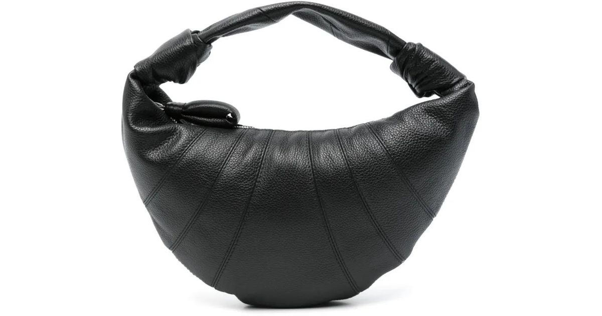 Lemaire Mini Fortune Croissant Tote Bag in Black | Lyst