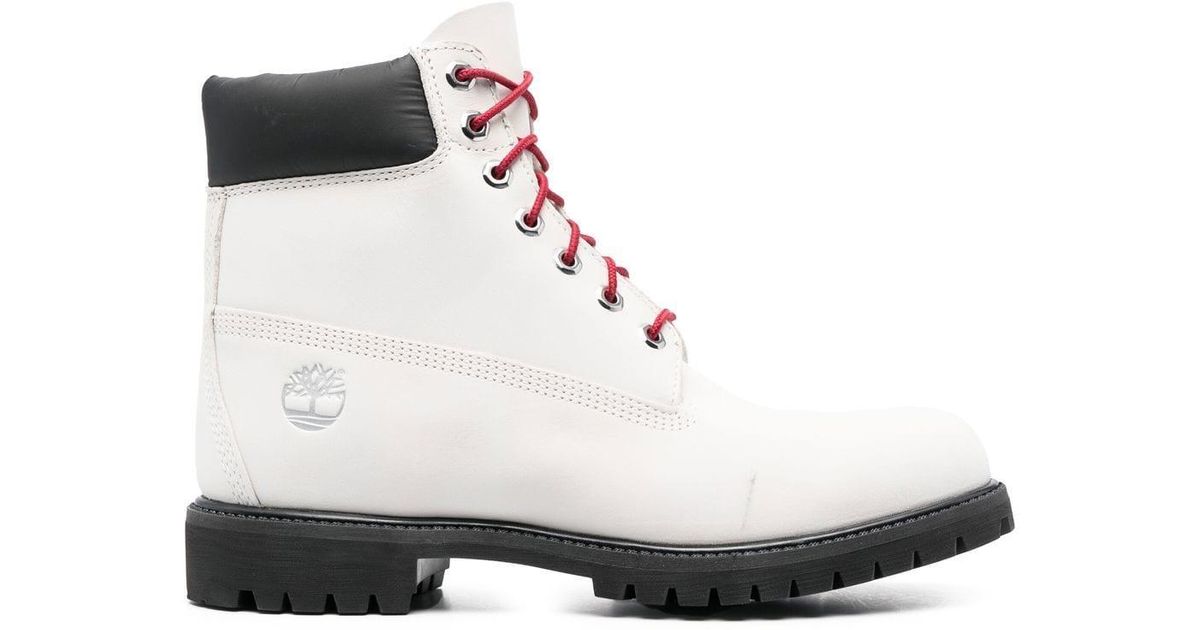 Timberland 6-inch Ankle Boots in White for Men | Lyst