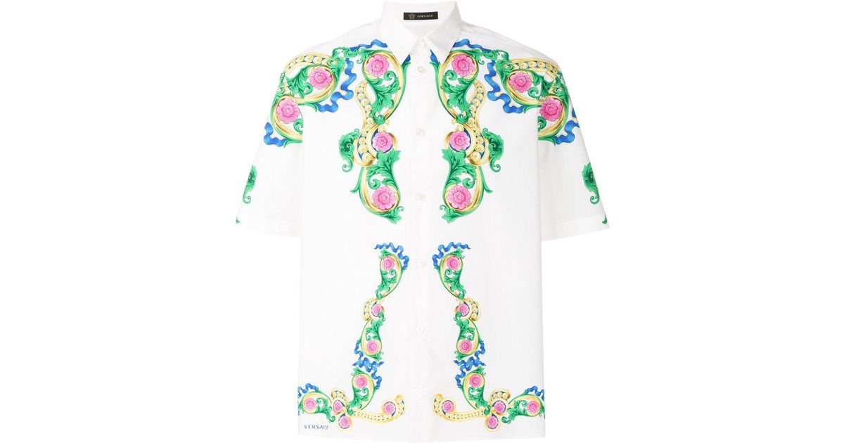 versace floral shirt