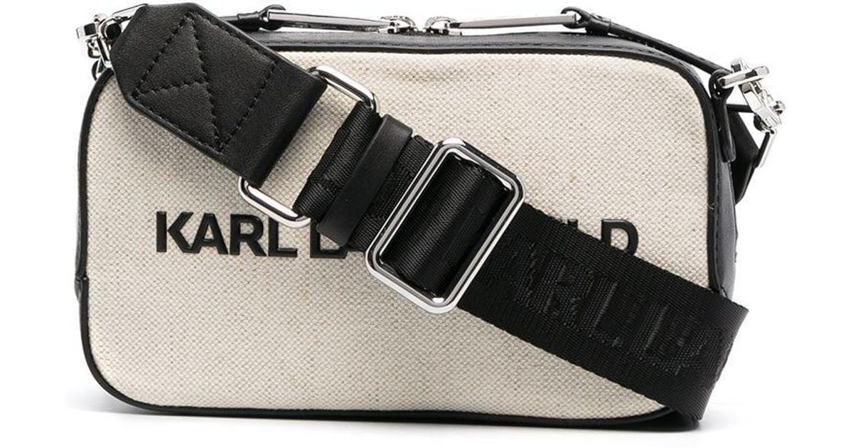 Karl Lagerfeld K/skuare Canvas Camera Bag in Black Lyst