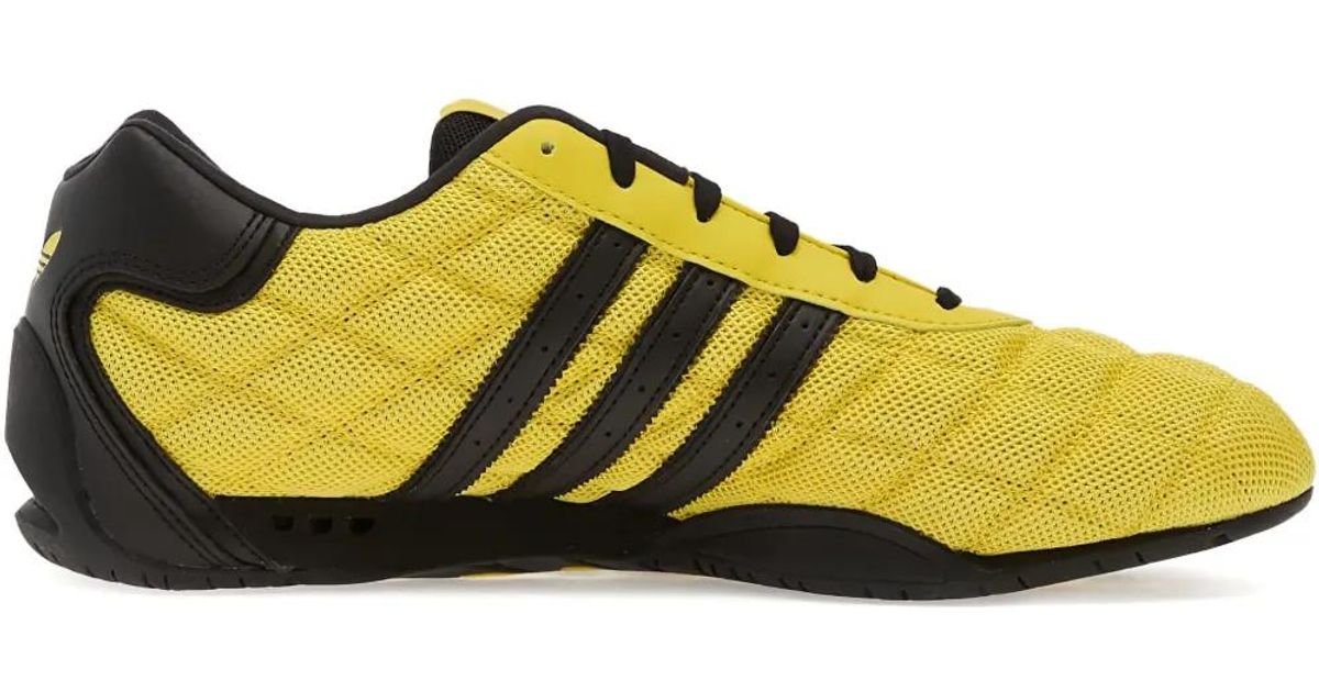 adidas Adi Racer Lo Lace-Up Sneakers in Yellow for Men | Lyst