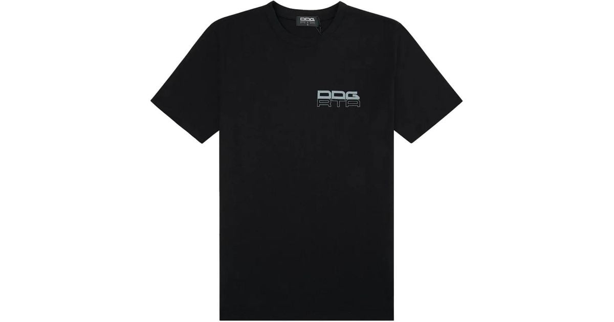 RTA Liam Ddg Grid T-Shirt in Black for Men | Lyst