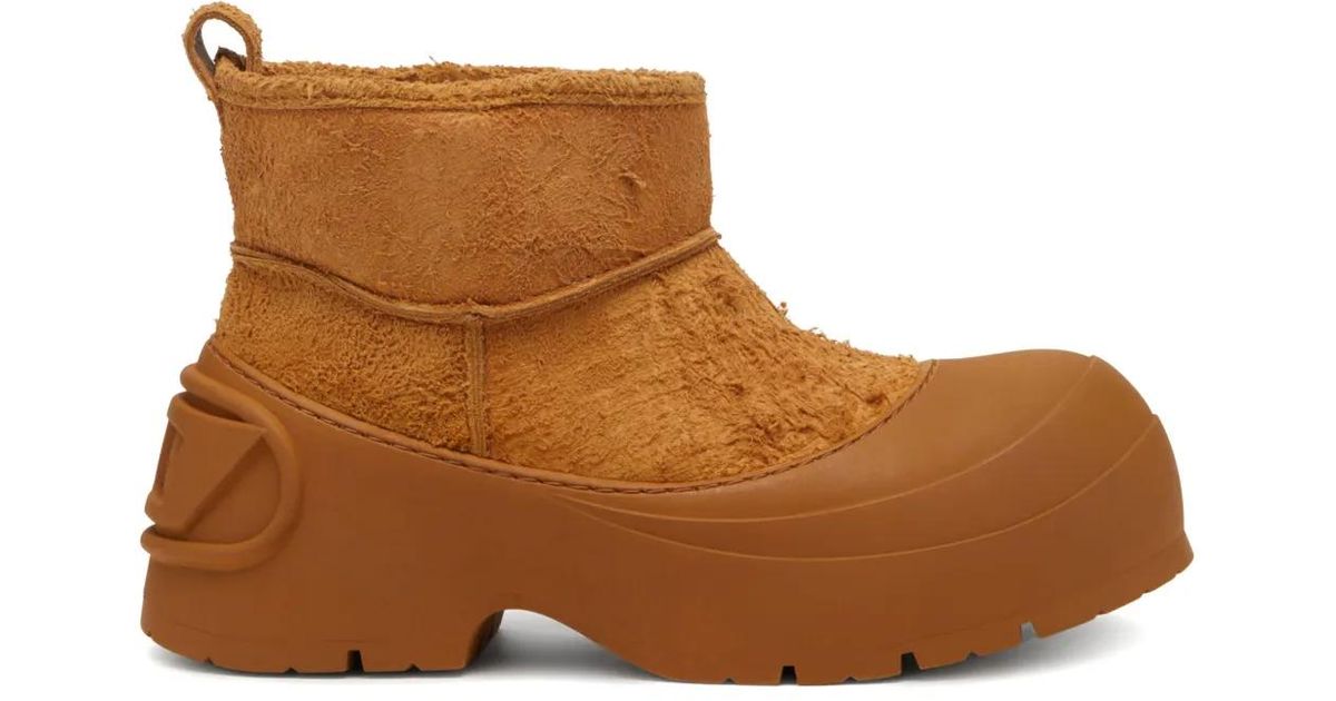 DIESEL D-Donald Montone Boots in Brown for Men | Lyst