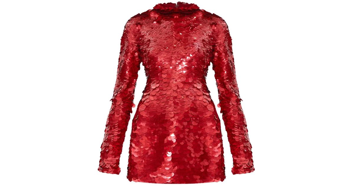 sportmax sequin dress Sportmax sequin-embellished mini dress - Black price in Doha Qatar
