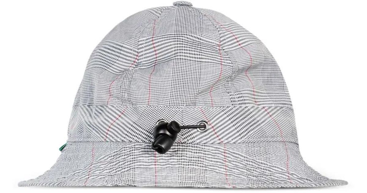 Rassvet (PACCBET) Plaid-Pattern Bucket Hat in White | Lyst