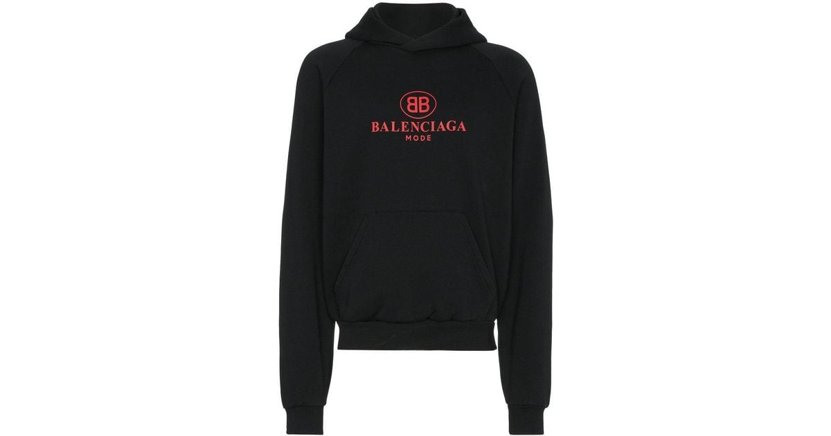 balenciaga mode black hoodie