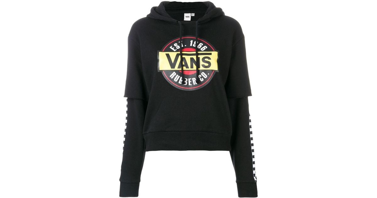 sweat à capuche vans brun