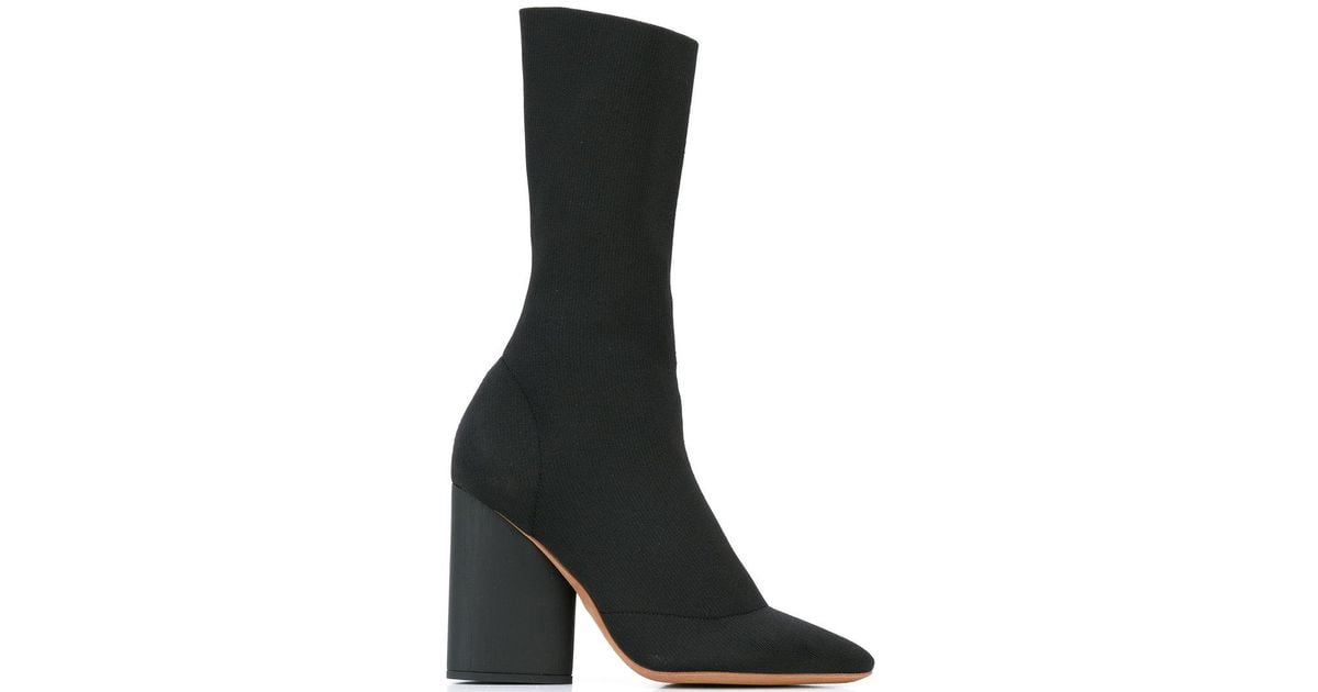 yeezy high heel boots