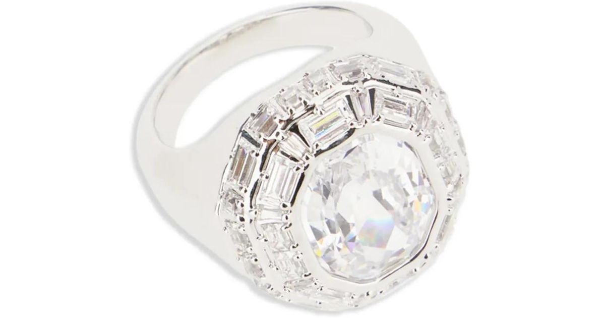 Swarovski Mesmera Ring in White | Lyst