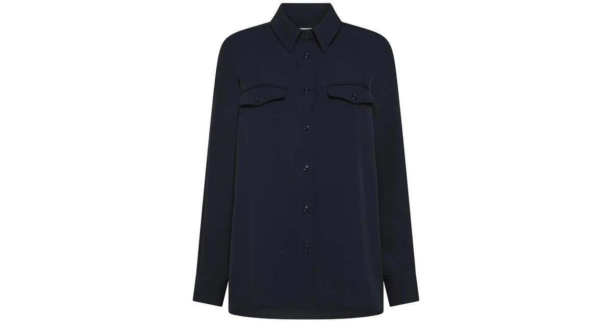 Cruna Buttoned Pocket Jacket in Blue | Lyst