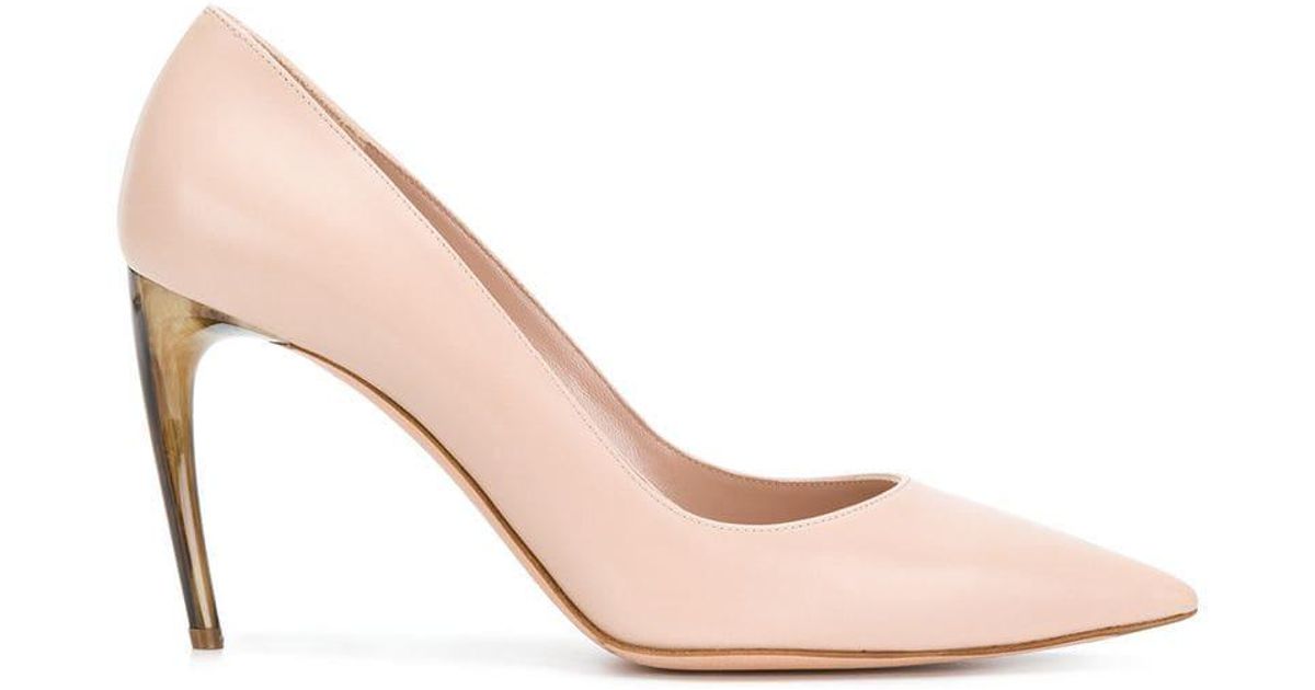 alexander mcqueen horn heel pumps