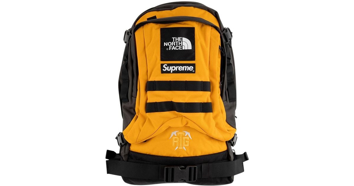 Supreme X The North Face Rtg Backpack in Yellow | Lyst