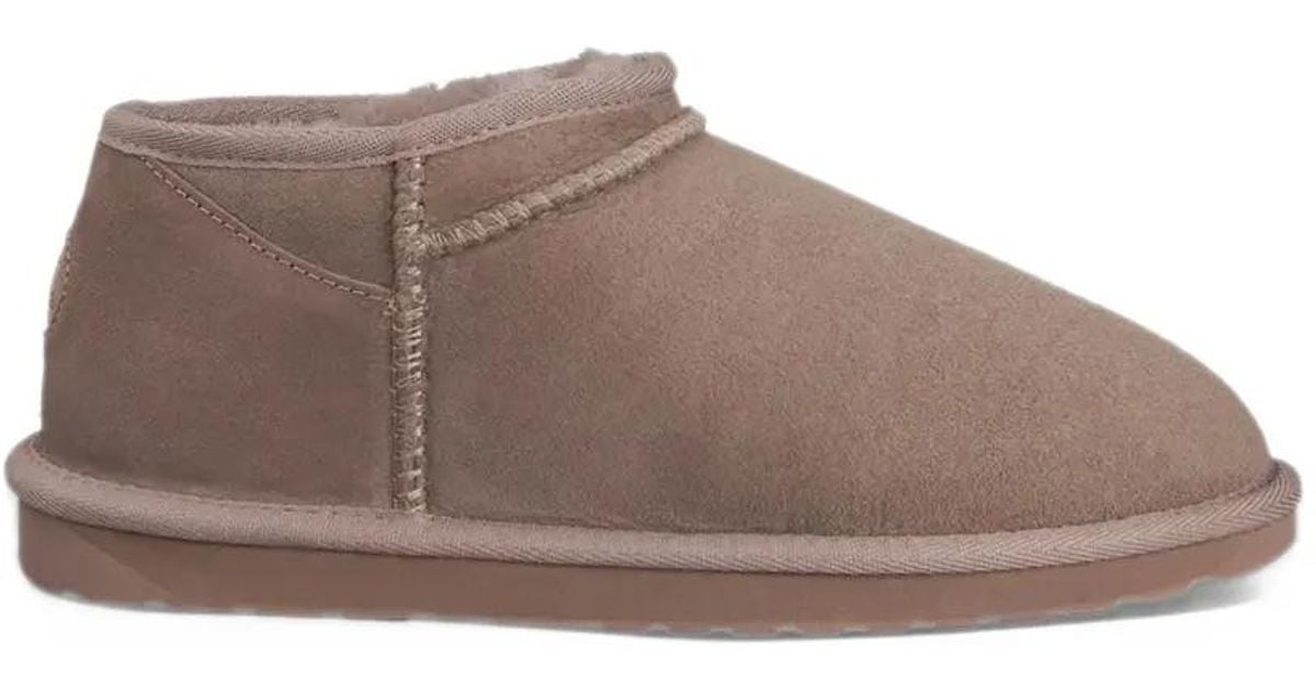 EMU Azalea Comfort Ankle Boots in Brown | Lyst