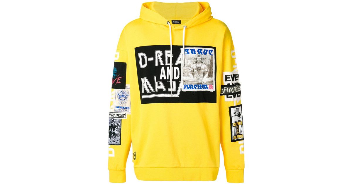 yellow diesel sweatshirt
