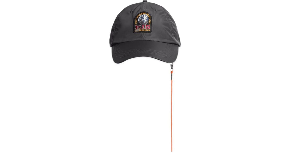Parajumpers Bravo Logo-Patch Baseball Cap in Black | Lyst UK