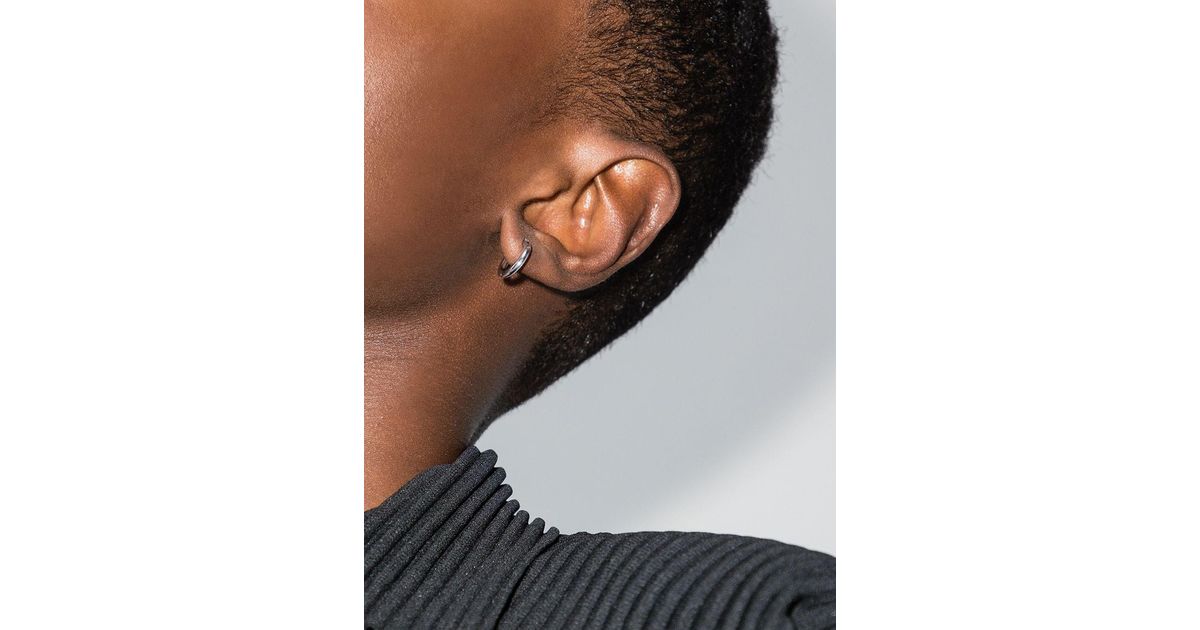 Tom Wood Classic Small Hoop Earrings in Metallic for Men | Lyst Canada